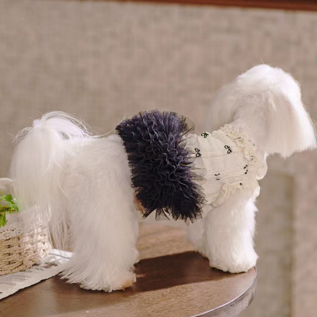 로리 가벼운 사치스러운 공주 치마 | 소형견 전용 · 고정이 정교 범