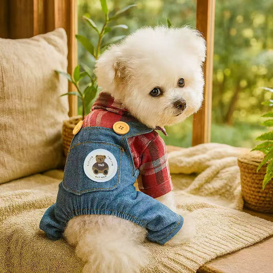 Denim Overalls for Dogs: The Ultimate in Cuteness