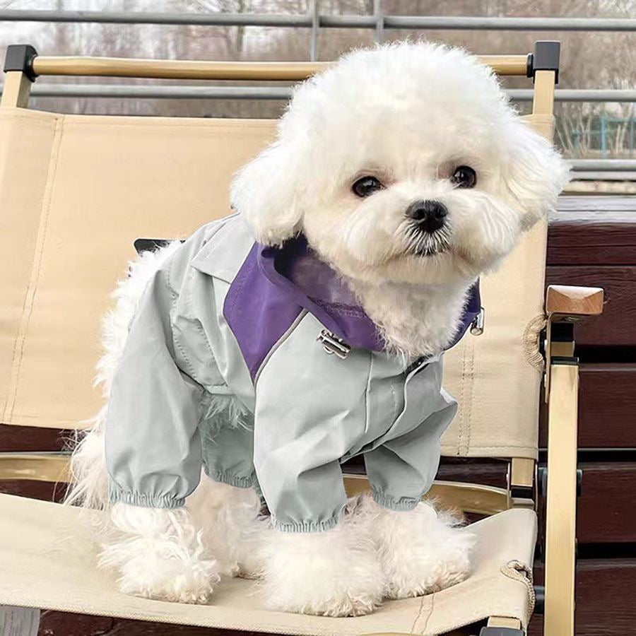 Dog Raincoat | Lightweight Windproof Jumpsuit