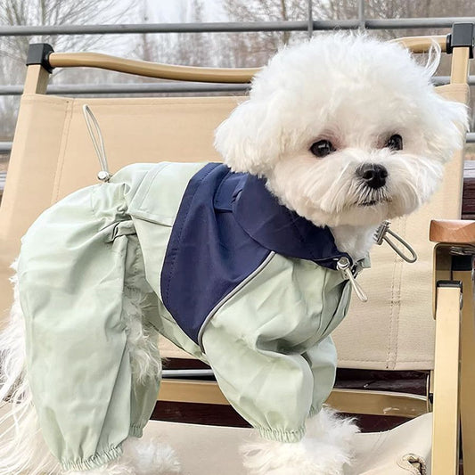 Dog Raincoat | Lightweight Windproof Jumpsuit